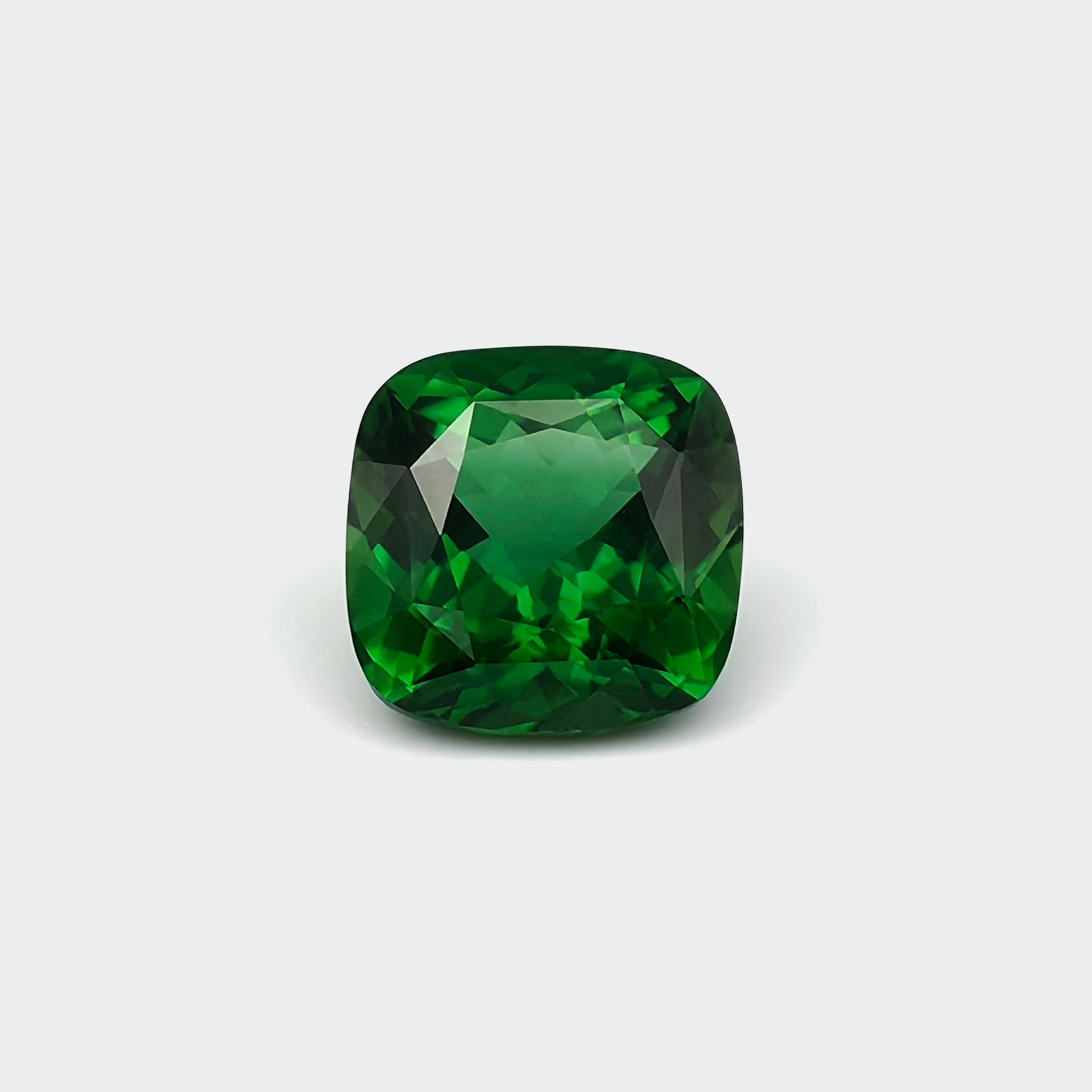 Chrome Tourmaline - Pure Vivid Green, Cushion, 4.66ct