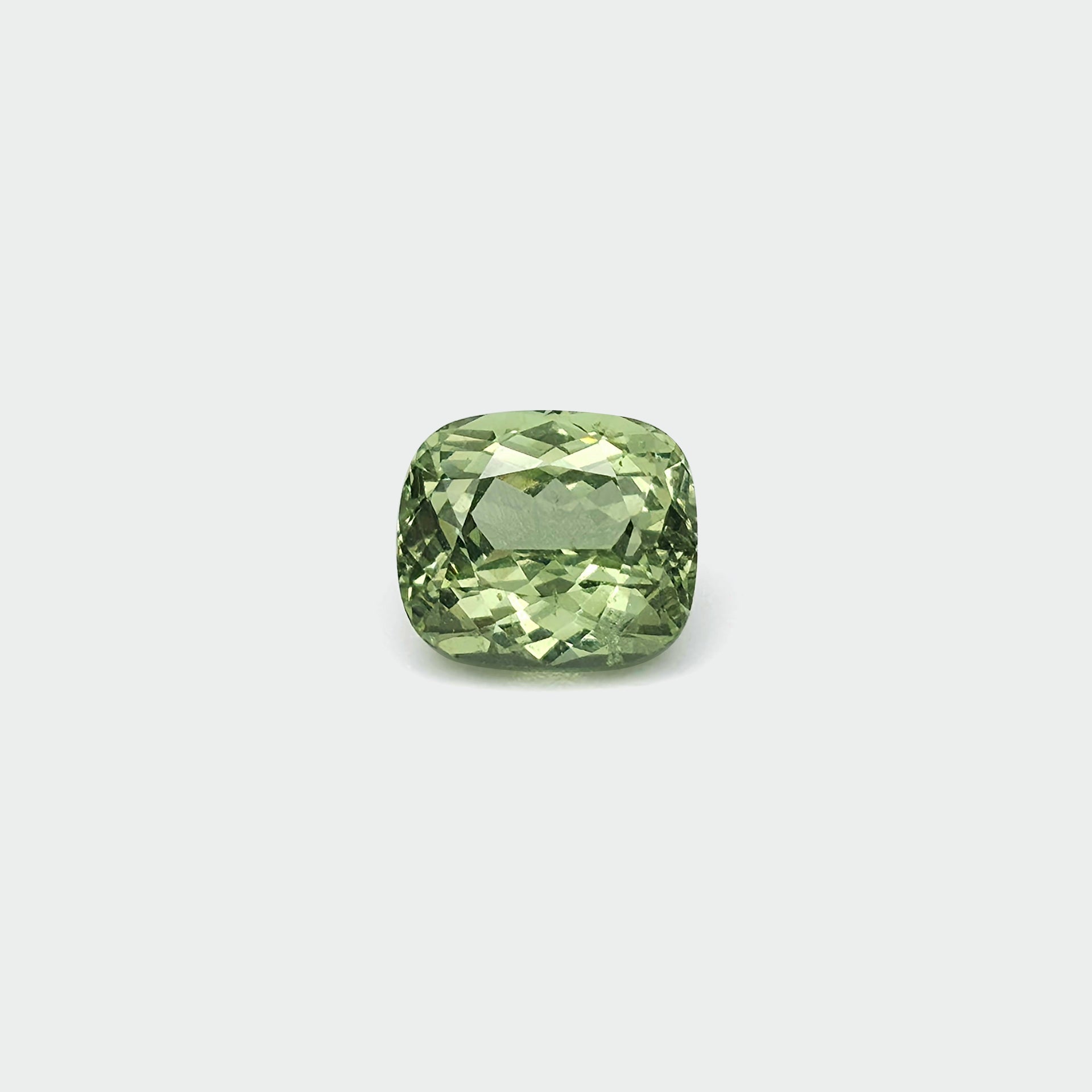 Grossular Garnet - Light Grossular Green, Cushion, 3.62ct