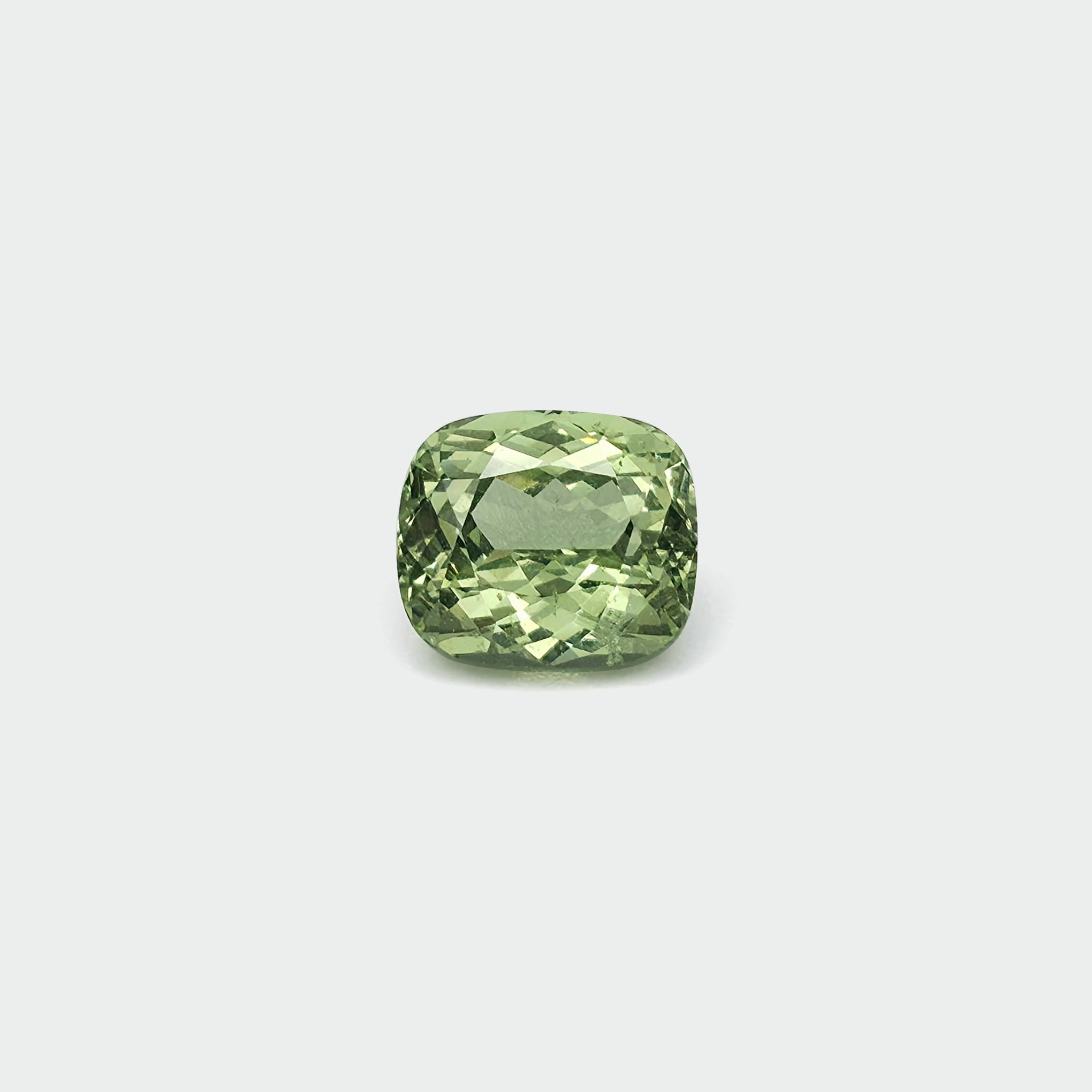 Grossular Garnet - Light Grossular Green, Cushion, 3.62ct
