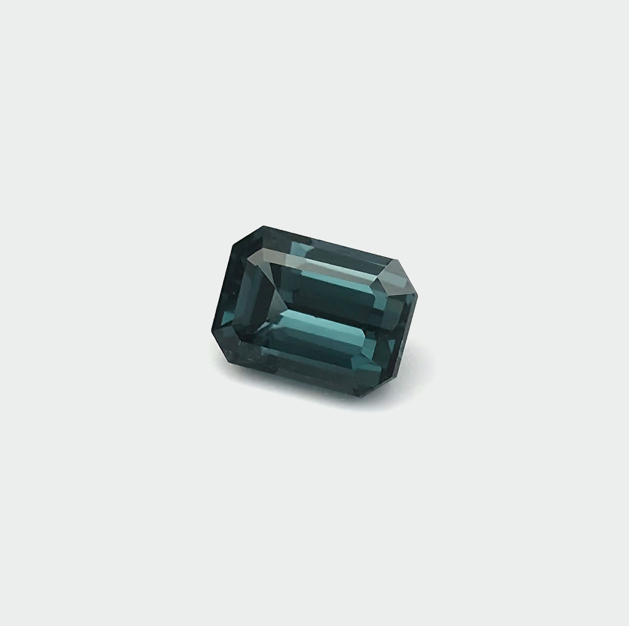Spinel - Grey Green, Emerald Cut, 1.63ct
