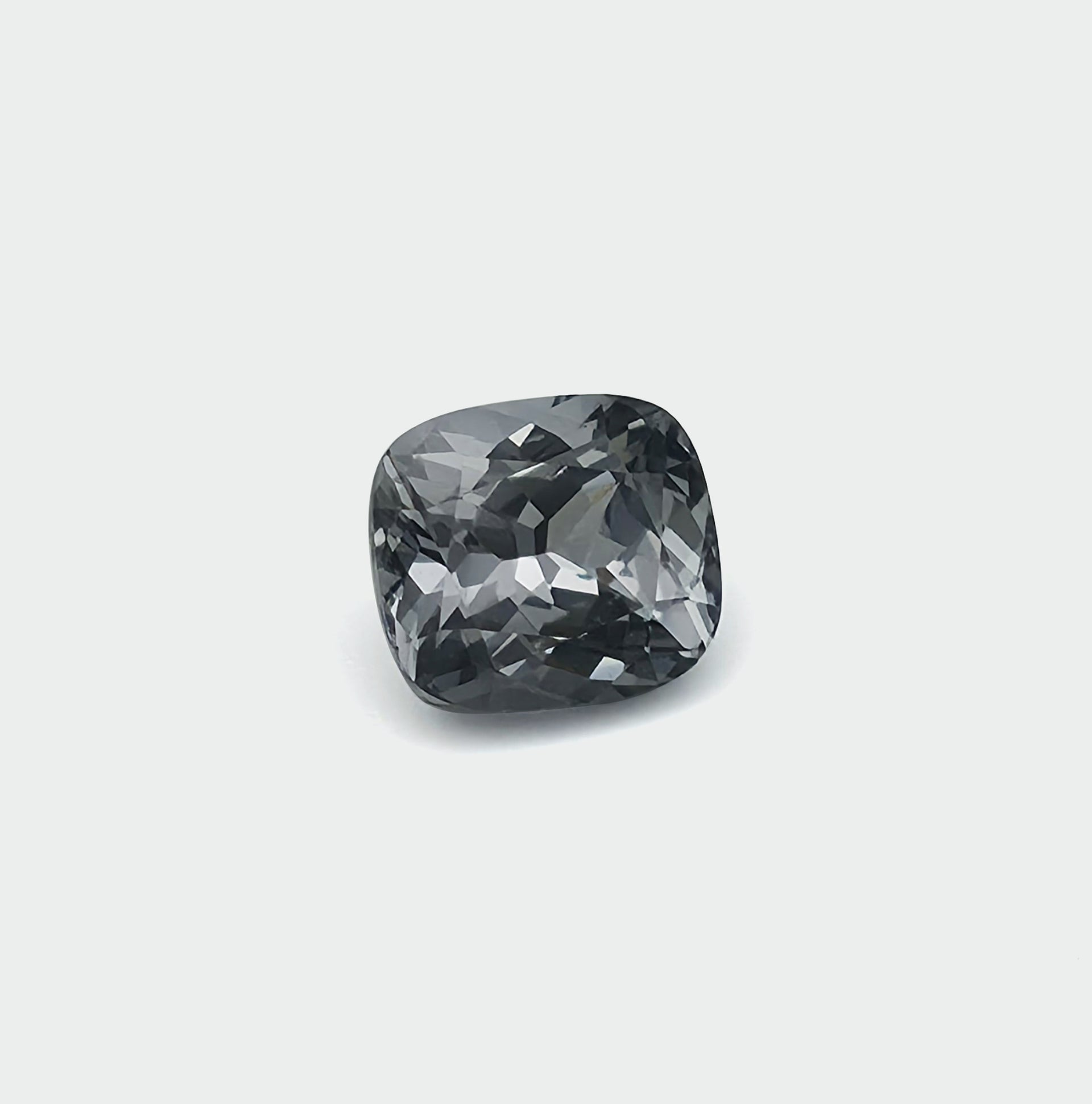 Spinel - Light Grey, Cushion, 2.00ct