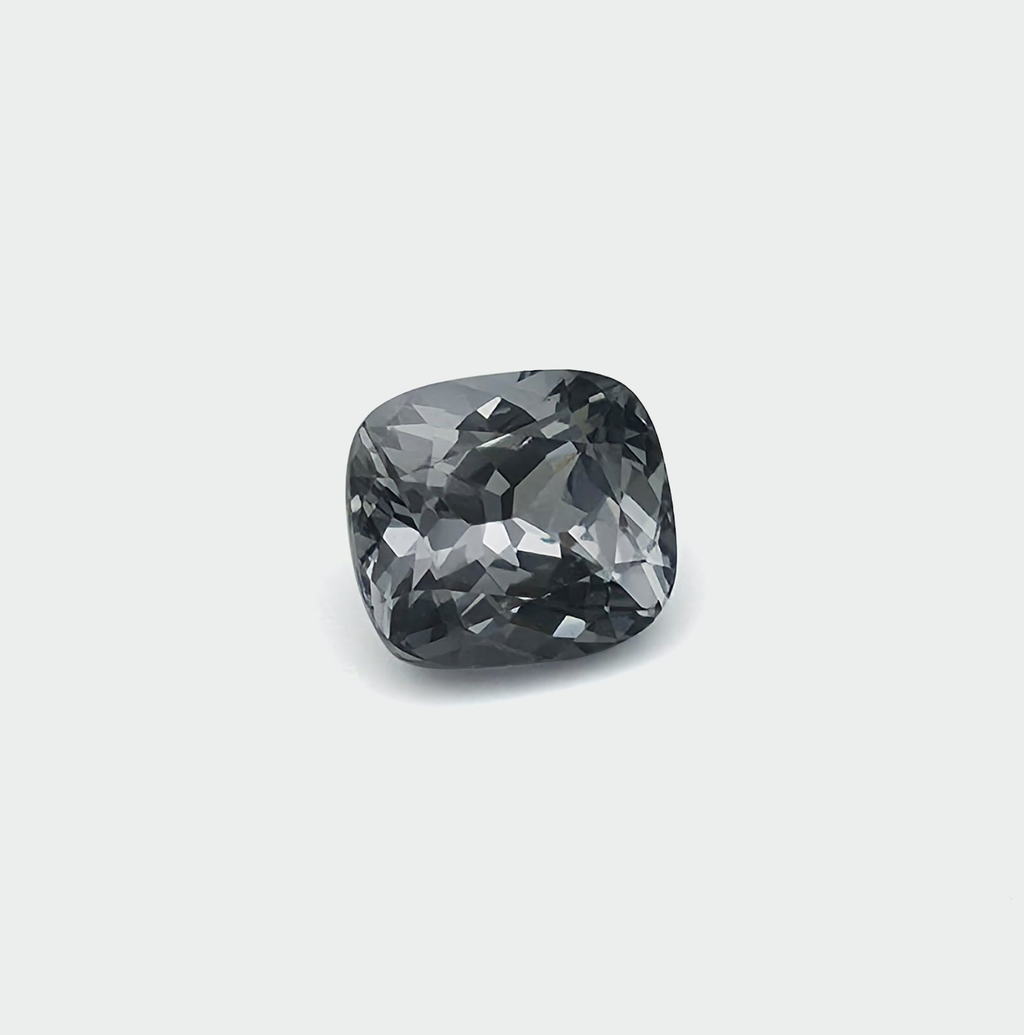 Spinel - Light Grey, Cushion, 2.00ct