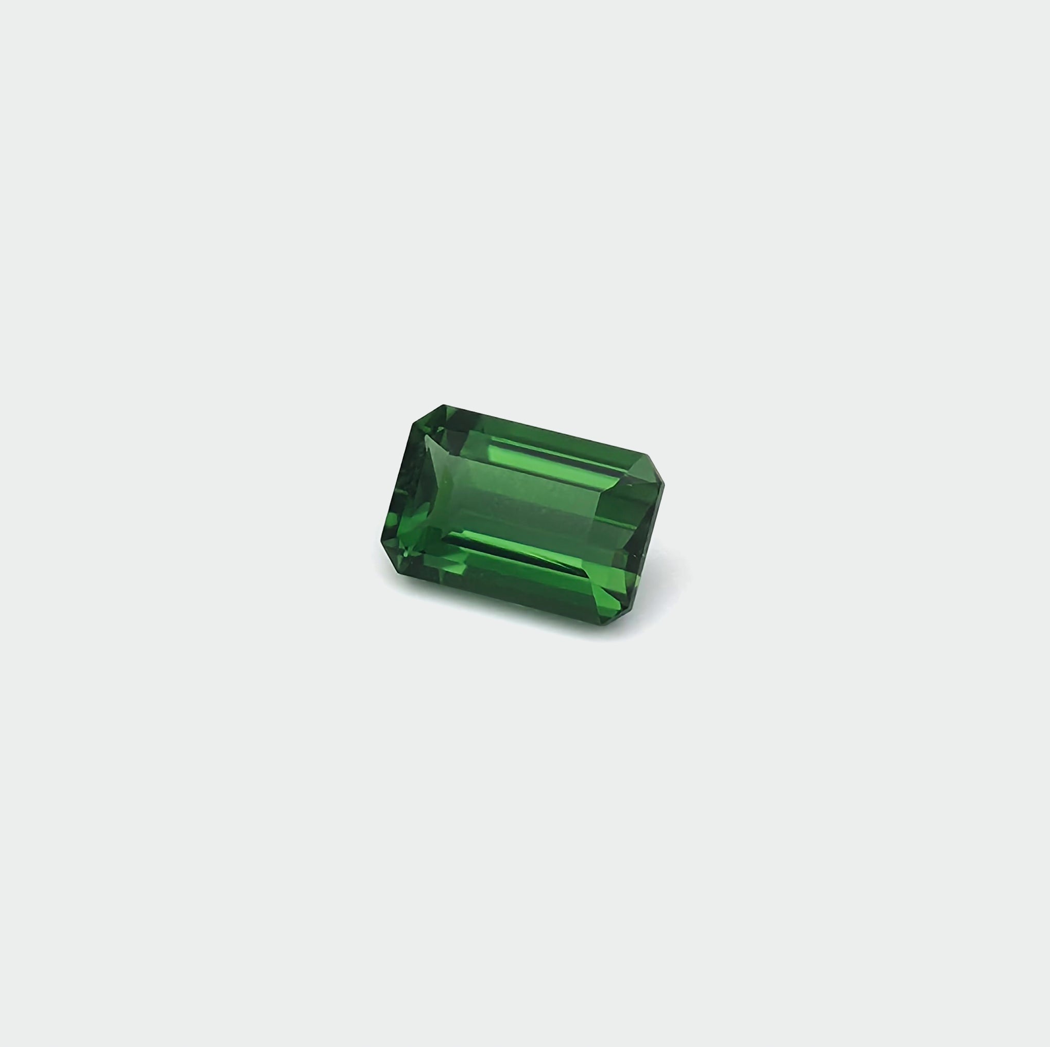 Chrome Tourmaline - Vivid Green, Emerald Cut, 1.46ct