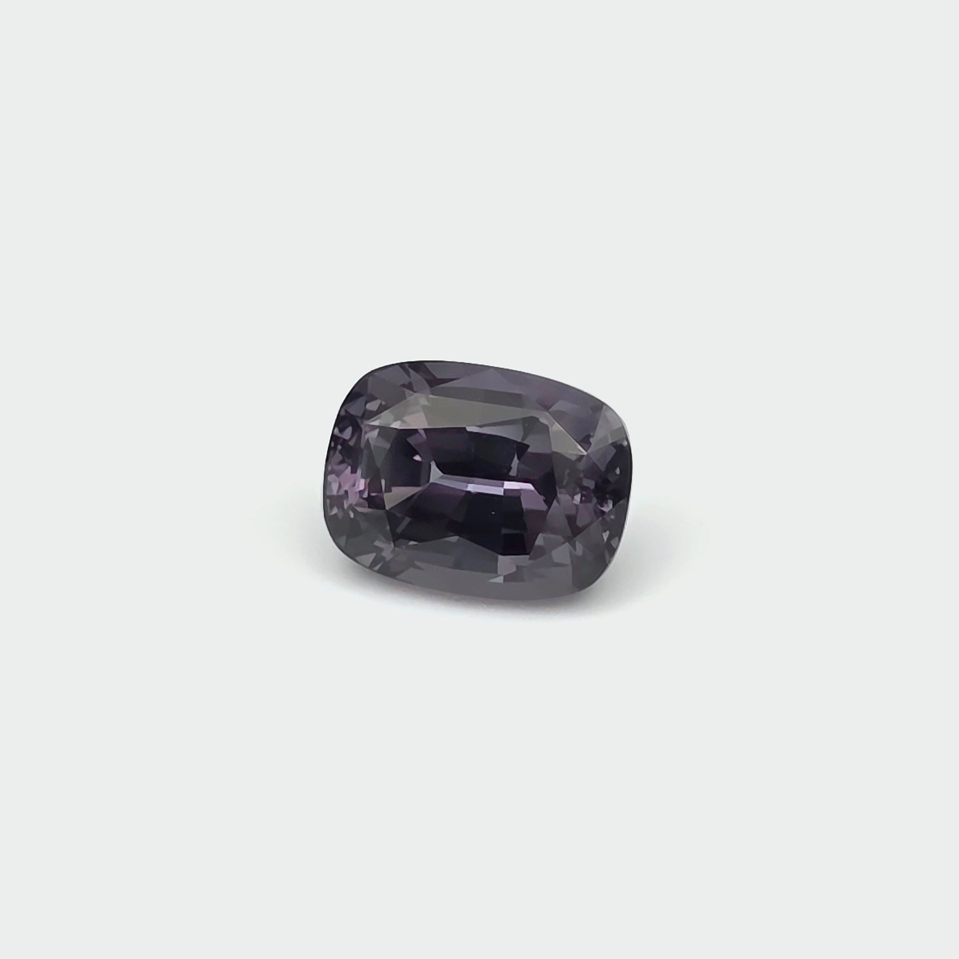 Spinel - Grey Purple, Cushion, 5.64ct