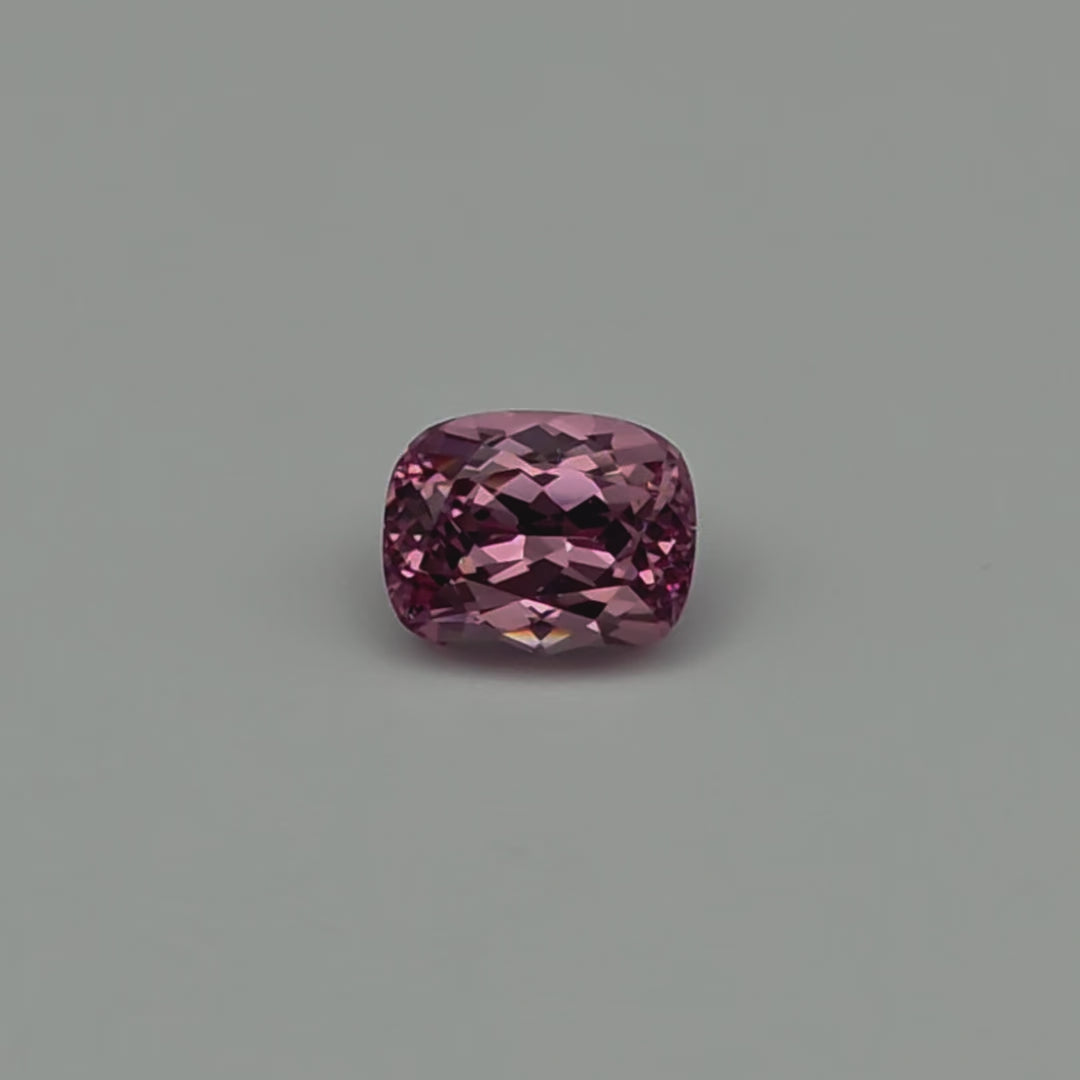 Malaya Garnet - Pink Peach, Cushion, 2.37ct