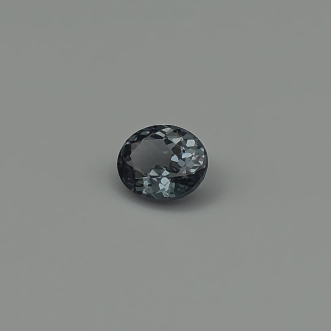 Spinel - Grey, Oval, 1.64ct