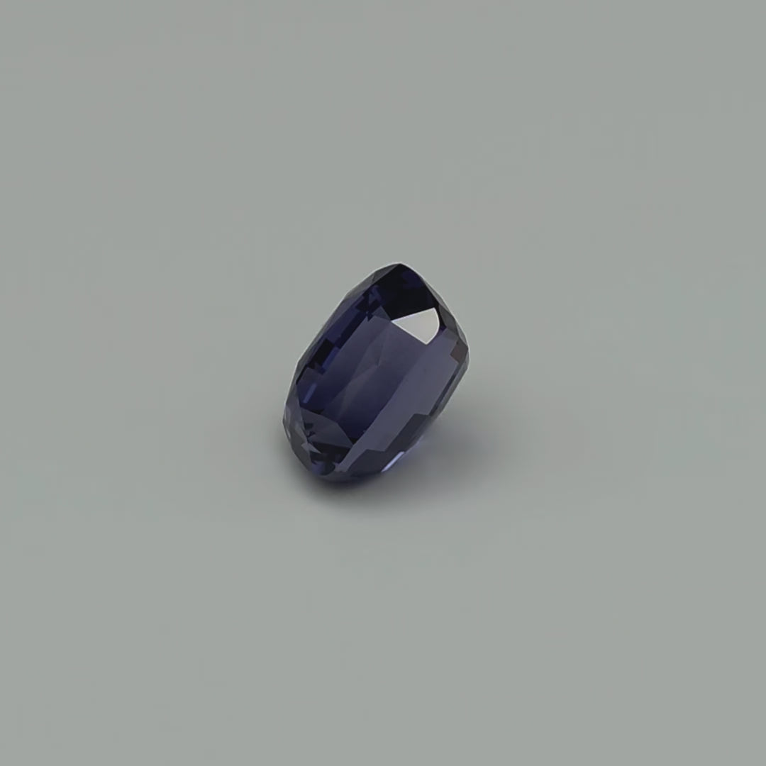 Spinel - Color Change Blue to Violet, Cushion, 4.74ct