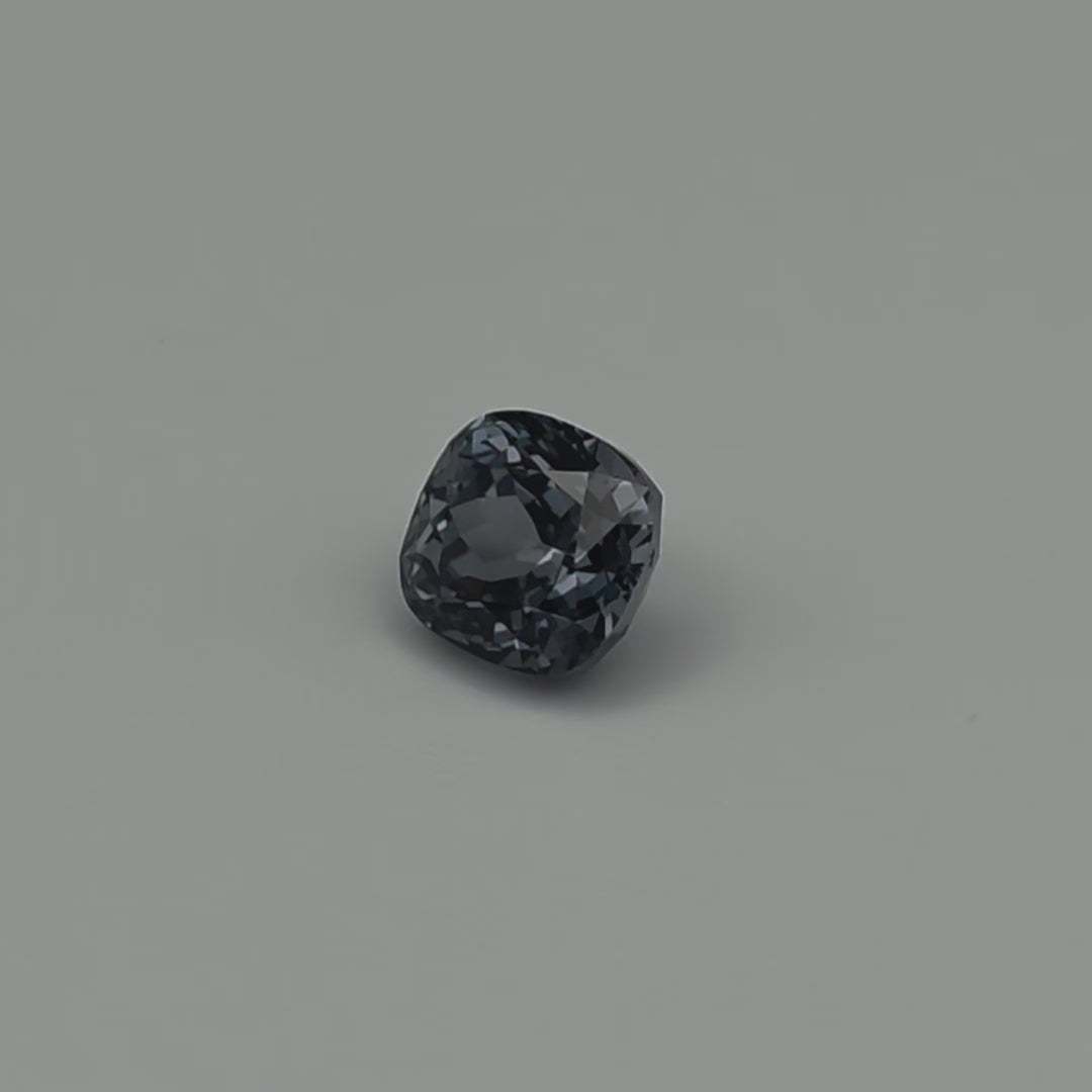 Spinel - Grey, Cushion, 2.40ct