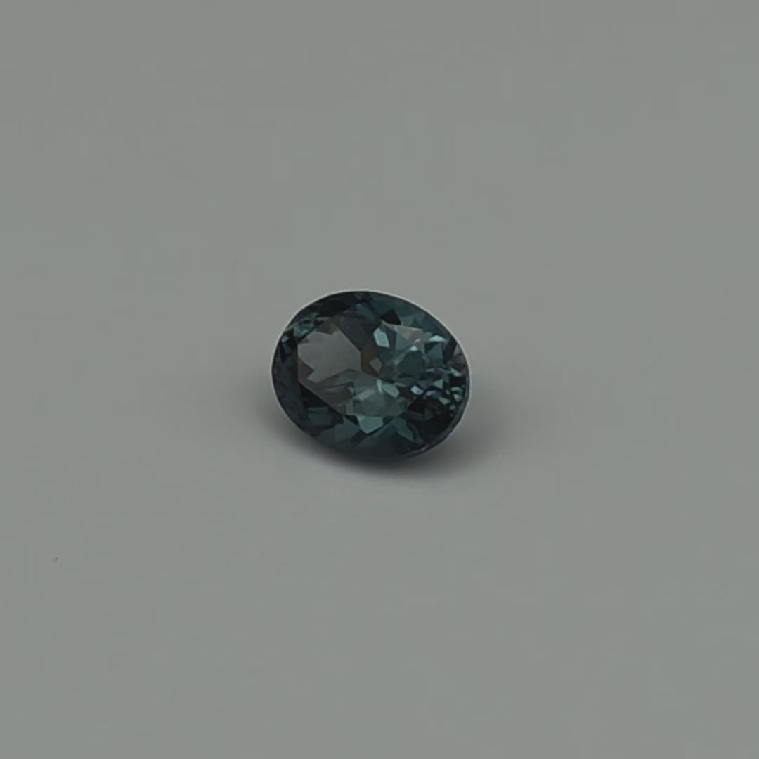 Spinel - Grey Green, Oval, 1.18ct