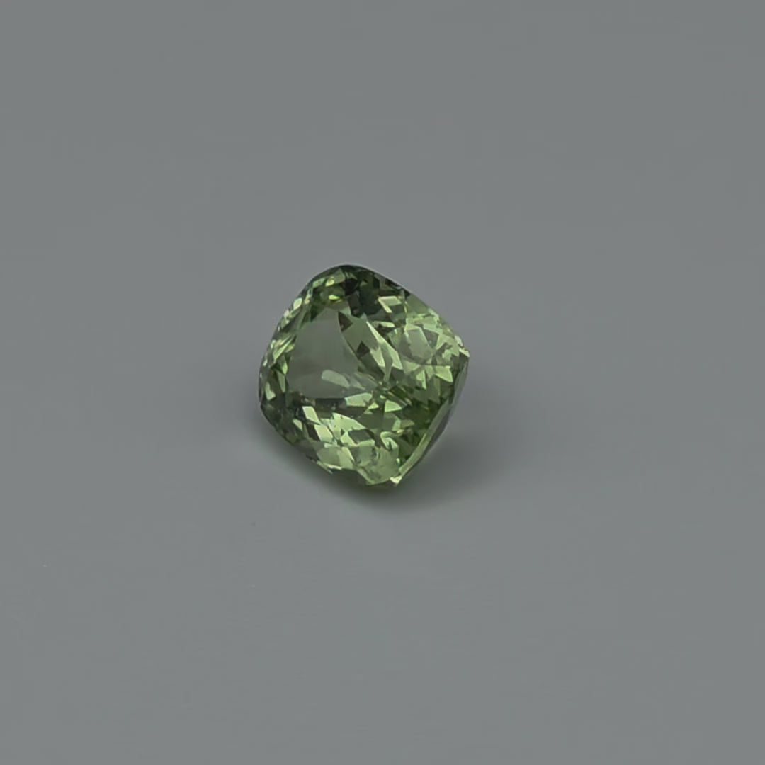 Grossular Garnet - Light Grossular Green, Cushion, 3.62ct